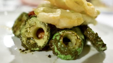 Zucchine bianche ripiene (e generose)